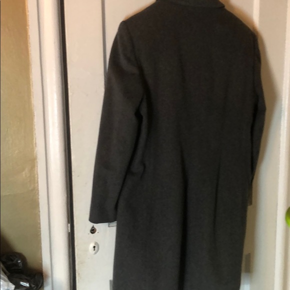 Louben Women’s Wool/Cashmere Gray Trench Coat - Picture 8 of 9